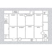 Планер настольный А4, недат. 55л. Склейка. Weekly 2. No 4.Подложка переплетный картон, кашир.мелован