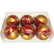 Шар мат.с рос.флагом 6 см-6шт в пвх 6 цв