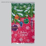 Пакет подарочный Хлопья снега 20*35 ПИ 4204