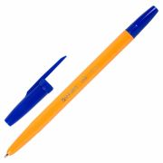 Ручка шариковая BRAUBERG BALLPOINT PEN ORANGE Line, синяя 1,0мм