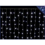 Гирлянда диоидная 240 L белый шнур СЕТКА ШТОРА в асс