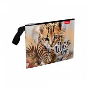 Папка текстильная на молнии ErichKrause® Wild Cat, A5+