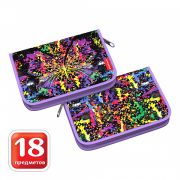 Пенал-книжка с наполнением ErichKrause® 135x205x30мм Butterfly