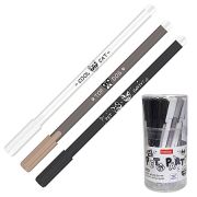 Ручка со стираемы гелевая « Hatber » Pet Party синяя 0,6мм, игольчатый пишущий узел, непрозр.