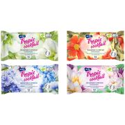 Салфетки влажные AURA   «Tropic coctaiI» 15*20см 15шт. освежающие