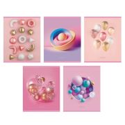 Тетрадь А5 48л. Скрепка. Клетка.Розовая коллекция