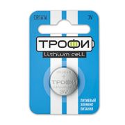 Батарейка ТРОФИ CR1616 литиевая, шк1414