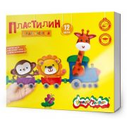Пластилин Каляка-Маляка 12 цв. 240 г со стеком с УФ-лаком