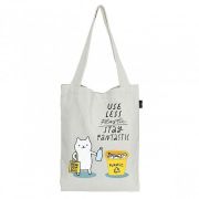 Шопер LOREX COTTON NO PLASTIC! 33х40 см с принтом