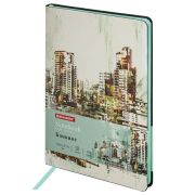 Блокнот А5 (143x210 мм), BRAUBERG VISTA «District», под кожу, гибкий, 80 л., 112087