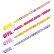 Ручка гелевая стираемая ArtSpace «Милые зверушки» синяя, 0,38мм, корпус ассорти