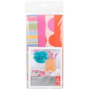 Набор бумаги тишью 50*76 4 листа 17 гм/2 в ассорт