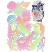 Набор наклеек флюоресцентных. Морской мир (26 дет.) в блист. (19,5х12,5) (Арт. 1158635)