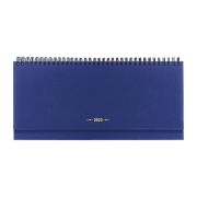 Планинг датированный 2023г., 330*130мм, 64л., балакрон, OfficeSpace «Ariane», синий