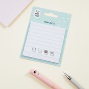 Самоклеящийся блок MESHU «Right cat», 75*75мм, 50л., европодвес, Line