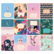 Тетрадь 18л., клетка BG «Mix-12. Девочки», эконом