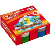 Краски пальчиковые Гамма «Мультики», классические, 04 цвета, 50мл, картон. упак