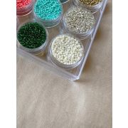 Набор биссера, 12 шт