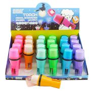 Точилка « Basir » с ластиком Микрофон (ассорти), пластиковая, 8,5см одинарная, с контейнером и крышечкой для ластика