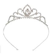 Ободок  Корона  малая стразы   1 шт