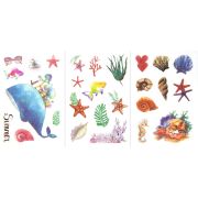 Наклейки детские Alingar, 10 см х 19 см, ассорти