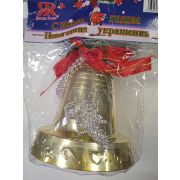 Игрушка новогодняя «Колокольчик» 9см