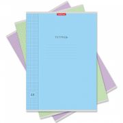 Тетрадь общая ученическая ErichKrause® Классика Visio, А4, 48 листов, клетка_MIX-PACK