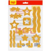 Набор светоотражающих наклеек Мульти-Пульти «Звезды», 17шт.