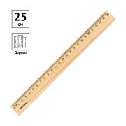 Линейка 25см OfficeSpace, дерево