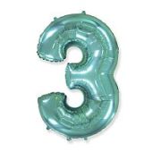 Шар ЦИФРА 3 40