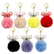 Брелок «Пушок», кож.зам+металл, 11 см LL106720