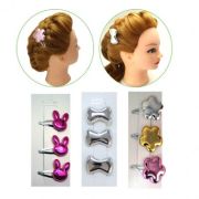 Заколка для волос «Глянец», набор 3шт, ассорти 6732 J.Otten