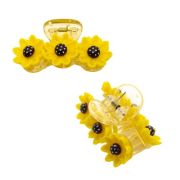 Заколка для волос «Подсолнухи», ЦЕНА ЗА 1 ШТ ZF1516-11