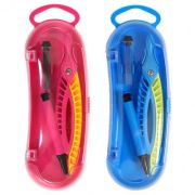 Готовальня 2 предмета, пласт.футляр,европодвес,пласт.+металл,цвет АССОРТИ S86002 Josef Otten