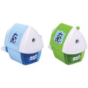 Точилка механическая Мульти-Пульти,«Енот на крыше»,цвета в ассорт.пластик.корпус MS_10467