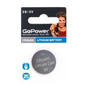 Элемент питания GoPower  CR 2450 lithium battary 3V