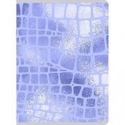 Тетрадь 80 л. кл. скреп. А4 МЕТАЛЛИК ФИОЛЕТ мел. карт. гл.лам. офс.