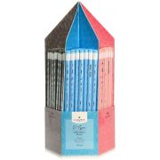 Карандаш чернографит. дерев. LOREX V-TYPE PASTEL НВ заточенный трехгранные тубус принт на корпусе