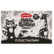 Пластилин Creativiki ПРОСТО-НАПРОСТО 12 цв. 144 г ассорти