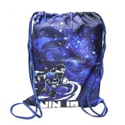 Мешок для обуви Ниндзя, 1 отделение, 330*420 мм+ петля для подвеса, полиэстер, 210 ден