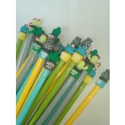 Ручка гелевая Кактусы 0,5 мм, цвет чернил синий, цвета в ассортименте