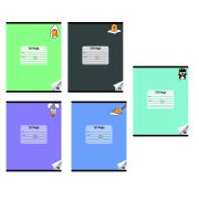 Тетрадь Gudetama, формат А5, на скрепке, 18 листов, клетка с полями