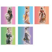 Тетрадь Аниме А5, клетка, 48 листов, на скрепке, внутренний блок офсет