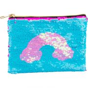 Пенал-косметичка Радуга, 1 отделение на молнии, размер 20,5x14,5см, материал реверсивные пайет