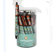 Ручка шариковая Soft touch (с бархатистым покрытием) автомат Dogs, цвет чернил синий, 0.7мм