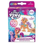 345960 Набор д/детского тв-ва МОЙ МАЛЕНЬКИЙ ПОНИ аквамозаика 100 бусин МУЛЬТИ АРТ
