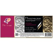 Пластилин Скульптурный «ЛЮКС», 1000г, 2 цвета(белый/телесный) 32С 2098-08 Луч