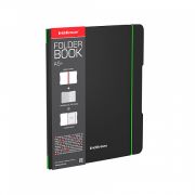 Тетрадь общая учен. в съемной пласт. обл. ErichKrause® FolderBook Accent, зеленый,А5+, 48 л, кл,