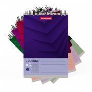 Блокнот на спирали ErichKrause® Duotone Next, А6, 80 листов, клетка