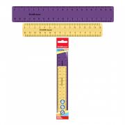 Набор из 2 пластиковых линеек ErichKrause® Iris, (15см, 20см), ассорти из 2 цветов, во флоупаке